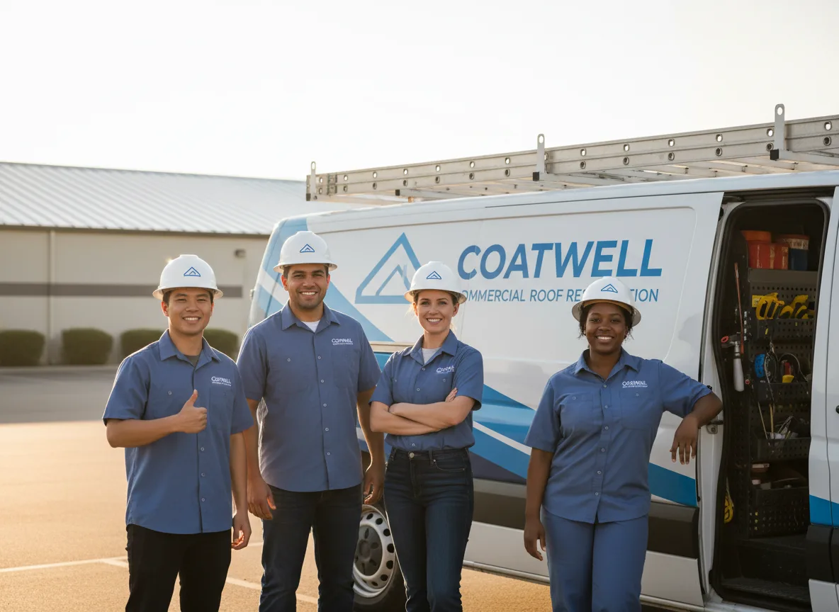 Commercial roof coating company in Talpa, TX